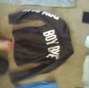 A few shirts and some pants for kids